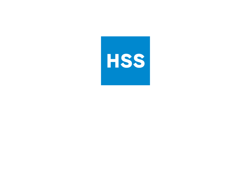 Stacked logos for HSS and VisitOrlando, supporting partners of Bank of America Winter Village at Bryant Park NYC.