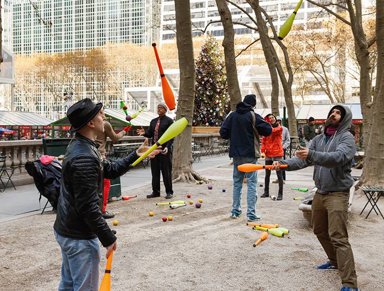 Bryant Park Juggling