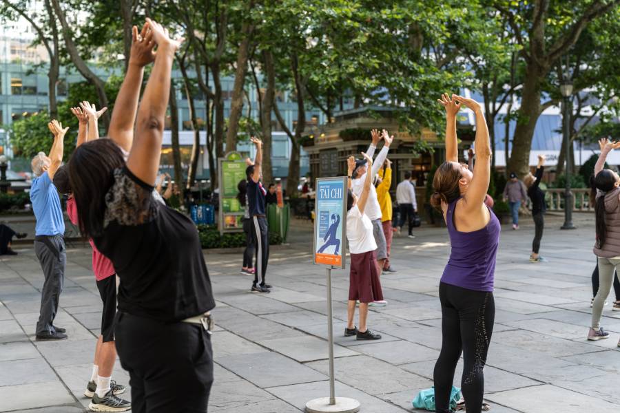 Free Tai Chi Class in Bryant Park