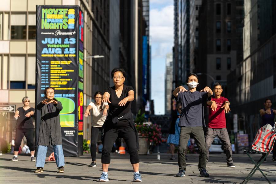 Free Tai Chi Class in Bryant Park