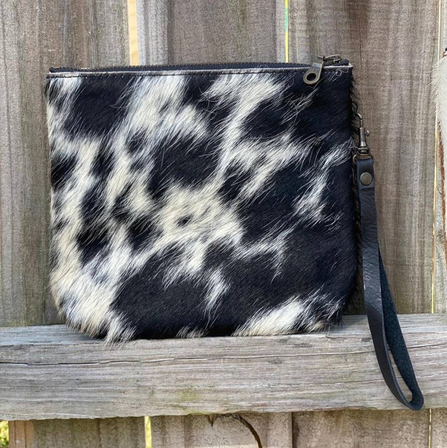 Black and white clutch from Boozie & Co at Bryant Park's Holiday Shops in NYC.