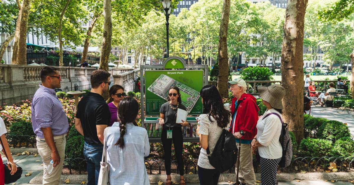 Free Bryant Park History Walking Tour