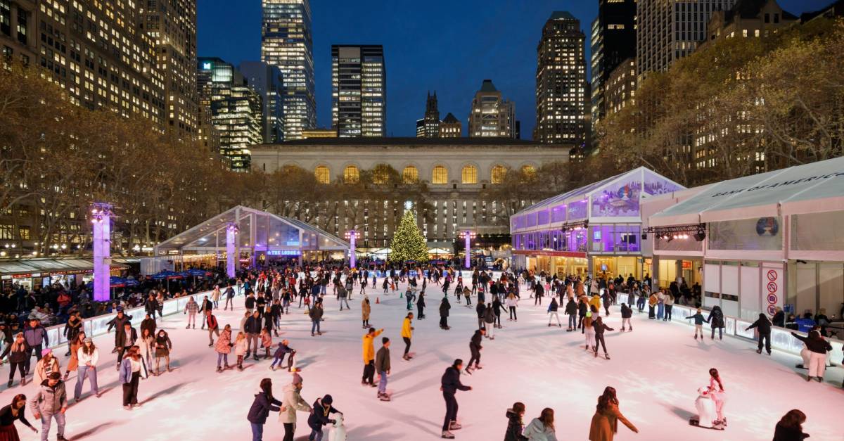 Free Ice Skating at the Rink, Winter Village
